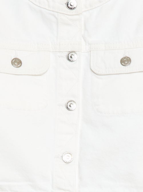 Chaqueta vaquera de cuello redondo - Kiabi