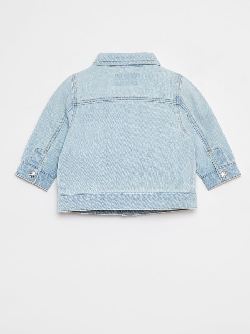 Chaqueta vaquera de manga larga AZUL - Kiabi