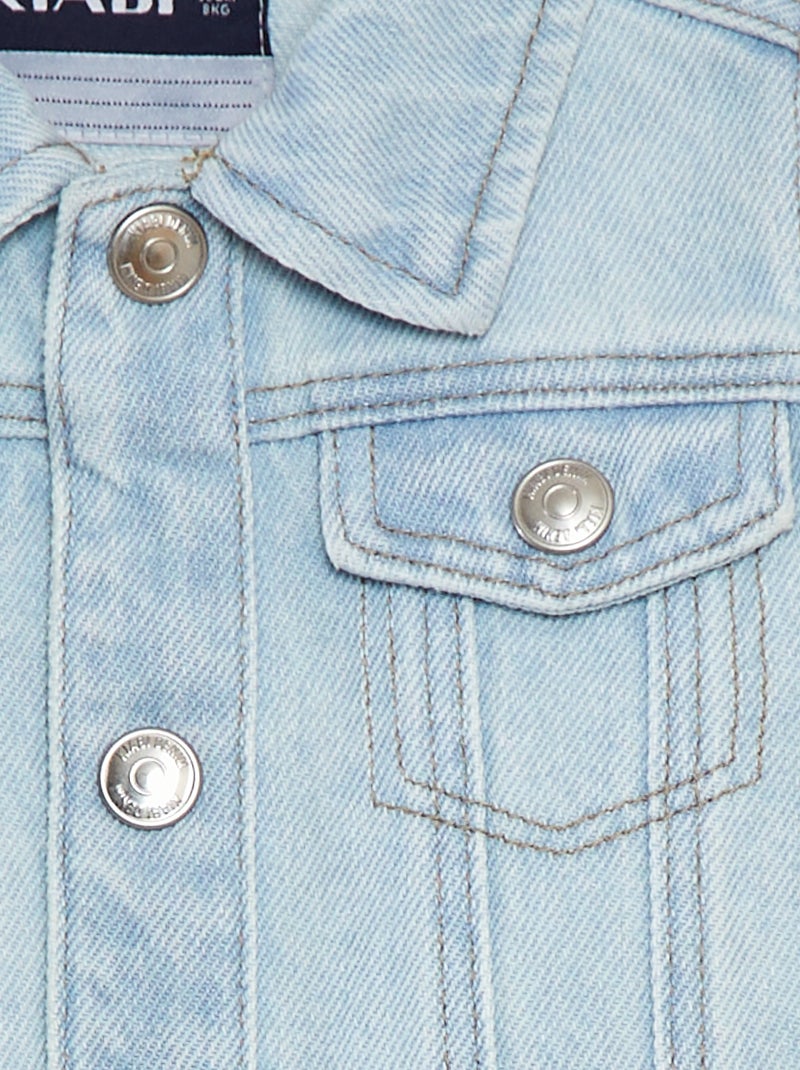 Chaqueta vaquera de manga larga AZUL - Kiabi