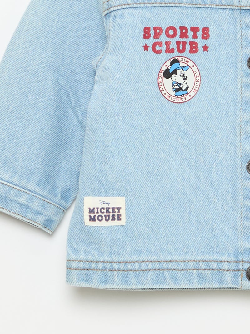 Chaqueta vaquera estampada 'Disney' Azul - Kiabi