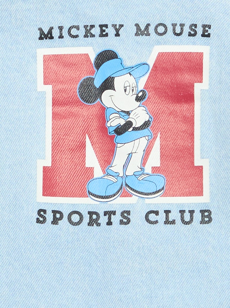 Chaqueta vaquera estampada 'Disney' Azul - Kiabi