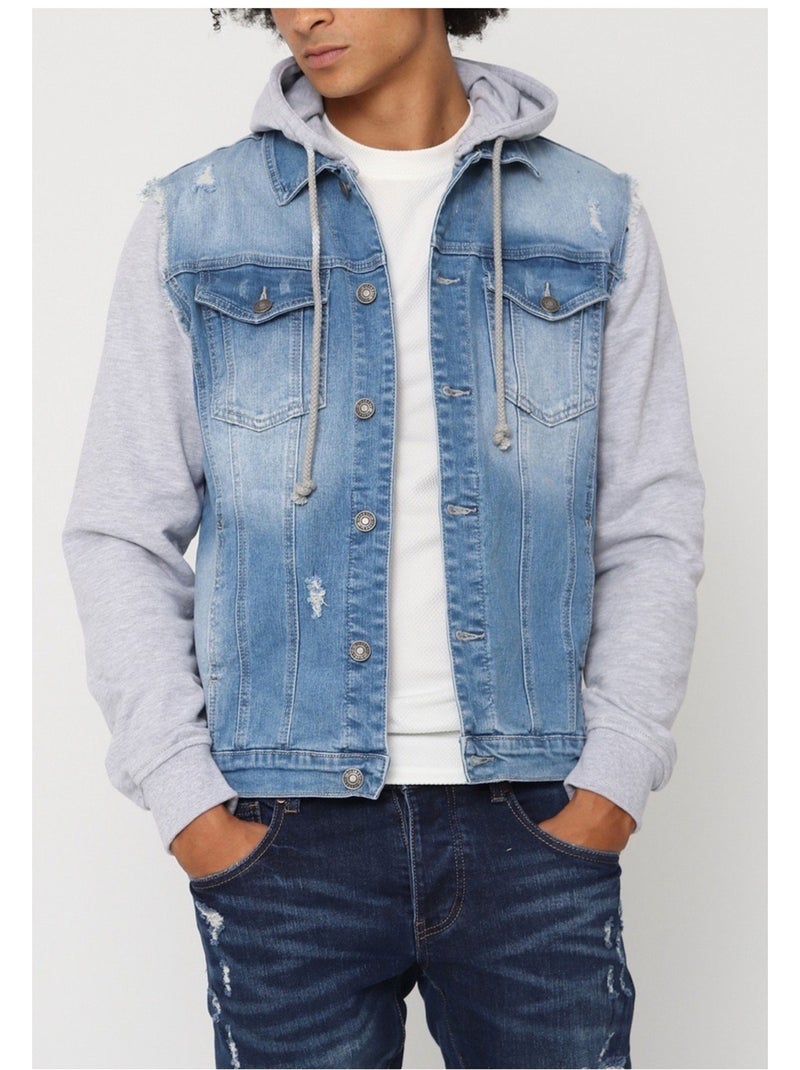 Chaqueta vaquera Kebello Azul cielo - Kiabi