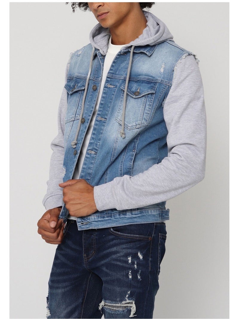 Chaqueta vaquera Kebello Azul cielo - Kiabi