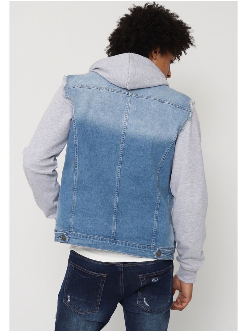 Chaqueta vaquera Kebello Azul cielo - Kiabi