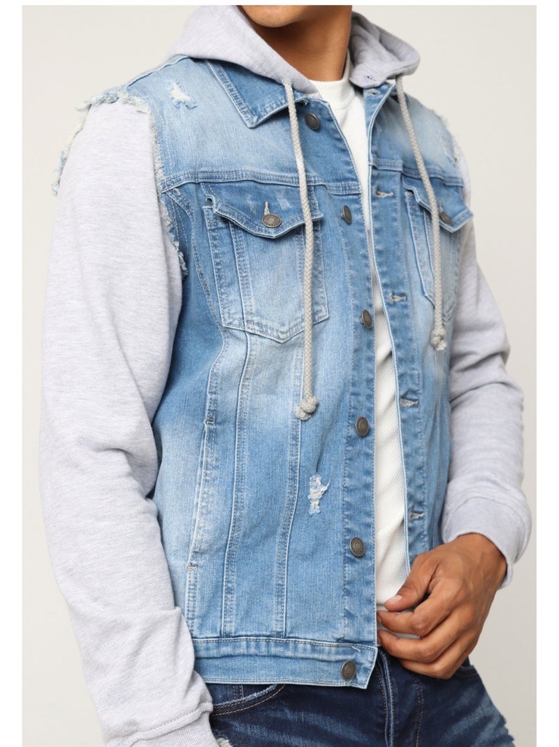 Chaqueta vaquera Kebello Azul cielo - Kiabi