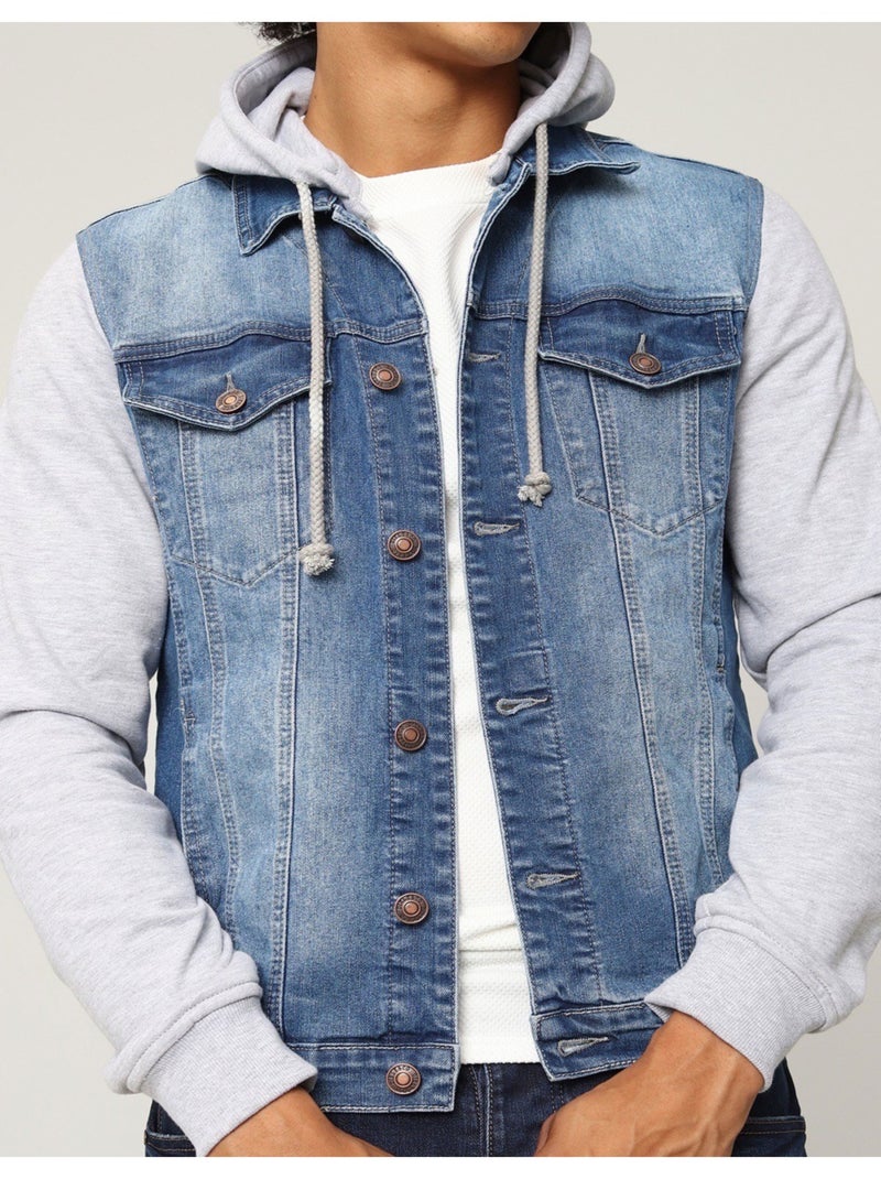 Chaqueta vaquera Kebello Azul cielo - Kiabi