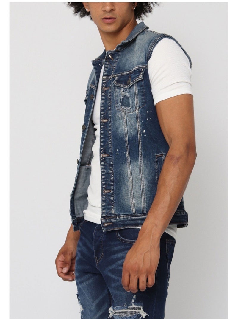 Chaqueta vaquera Kebello Azul - Kiabi