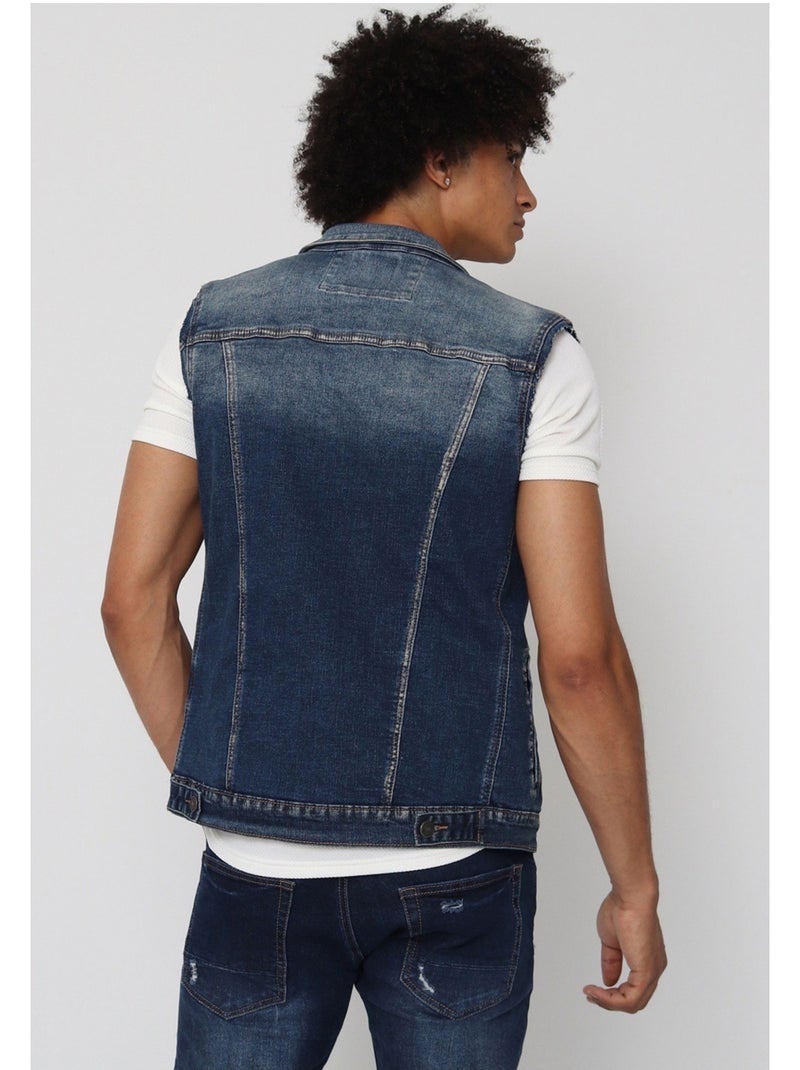 Chaqueta vaquera Kebello Azul - Kiabi