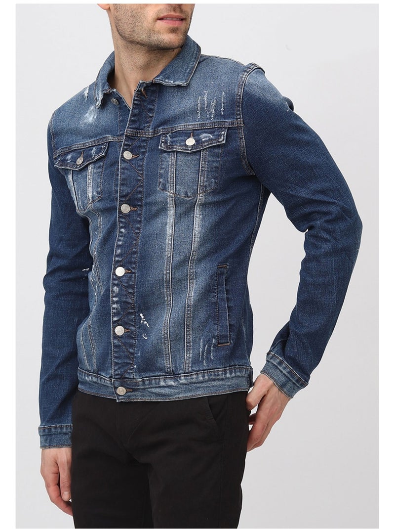 Chaqueta vaquera Kebello Azul - Kiabi
