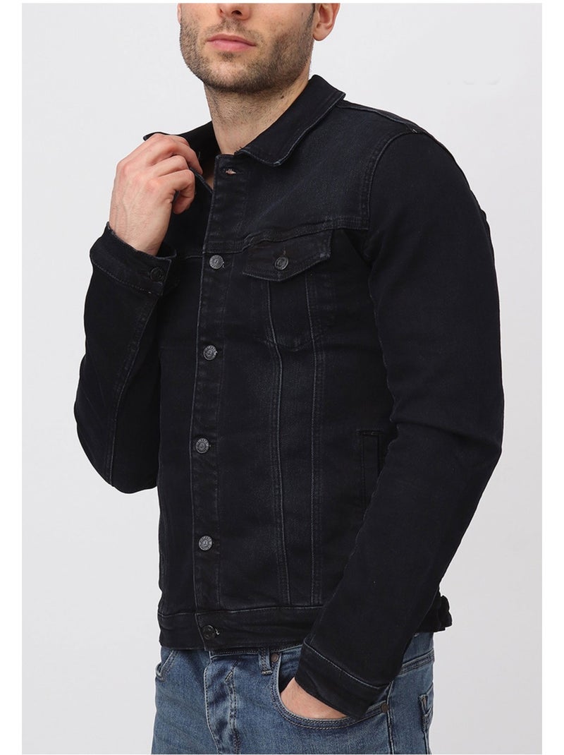 Chaqueta vaquera Kebello Azul marino - Kiabi