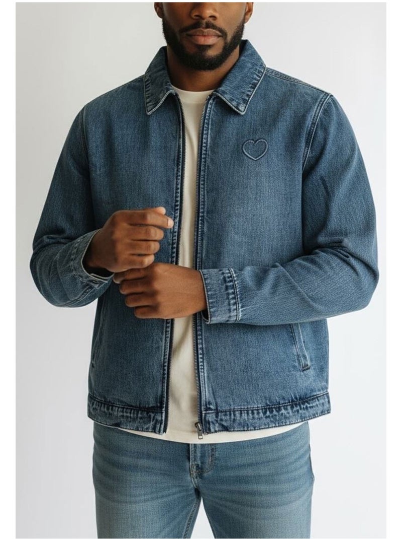 Chaqueta vaquera Kebello Azul - Kiabi