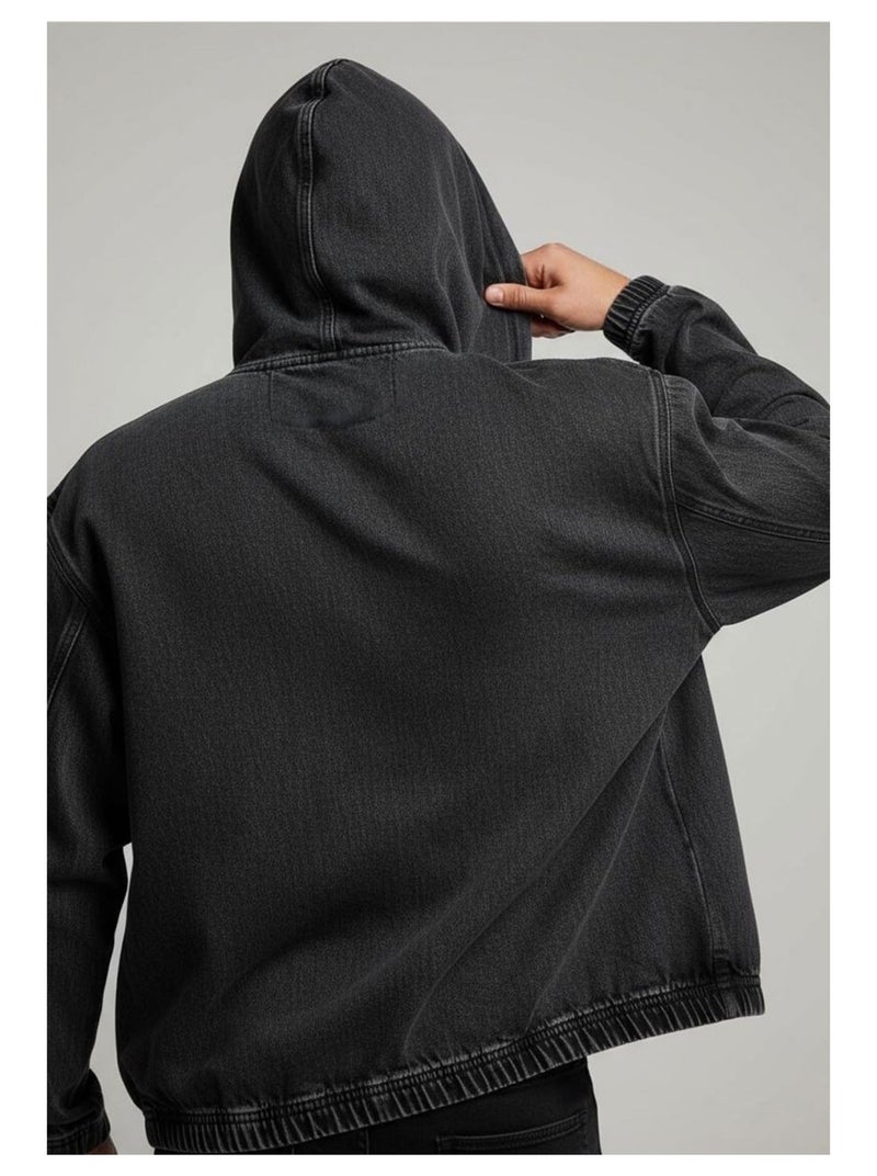 Chaqueta vaquera Kebello Negro Negro - Kiabi