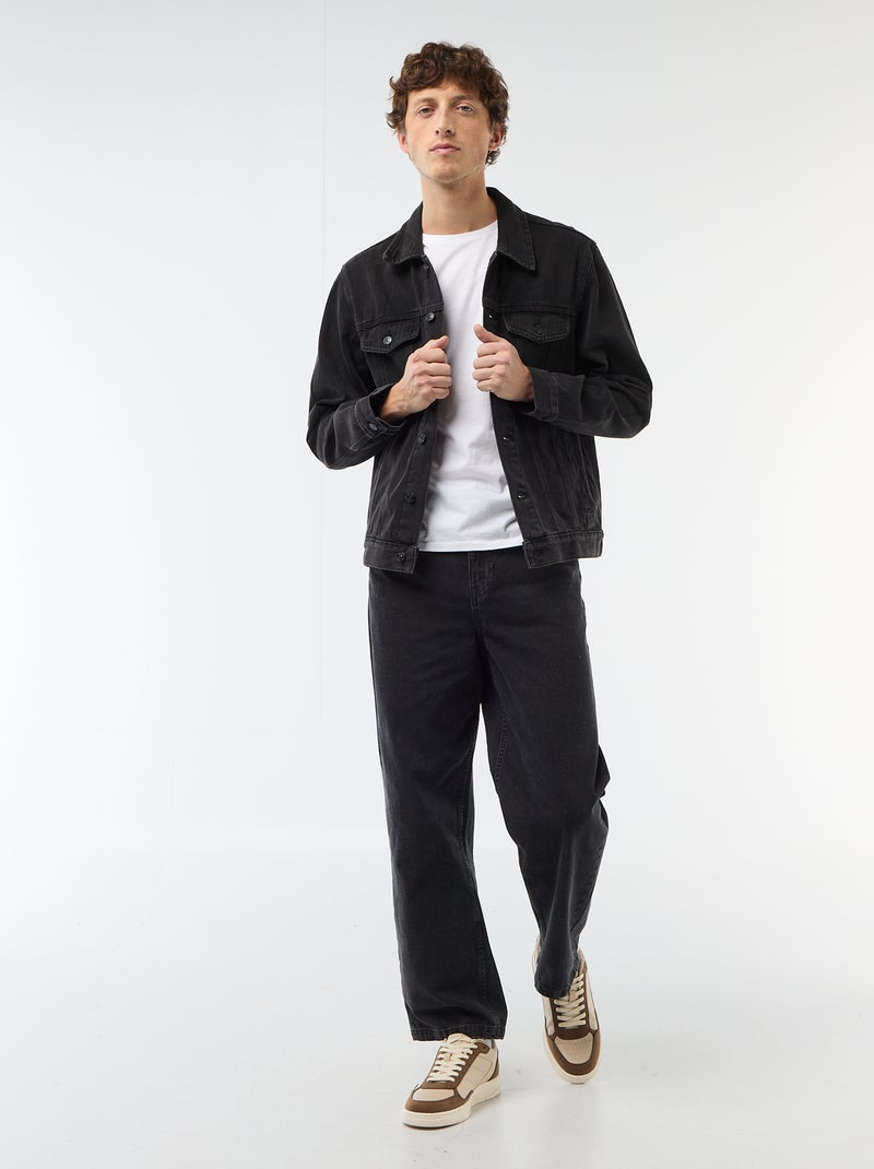 Chaqueta vaquera Negro - Kiabi