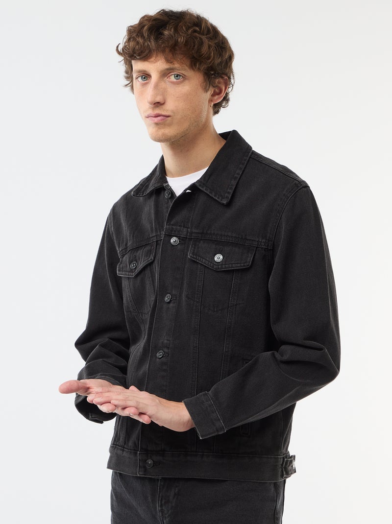 Chaqueta vaquera Negro - Kiabi