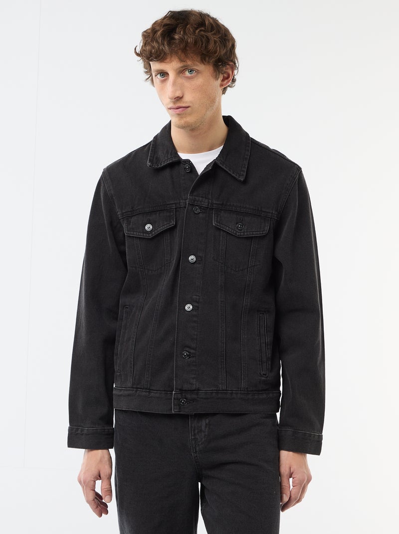 Chaqueta vaquera Negro - Kiabi