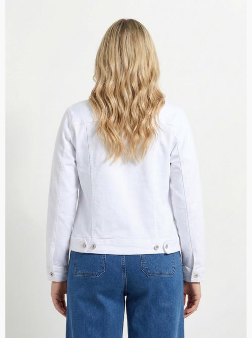 Chaqueta vaquera recta con botones - Afibel - Kiabi