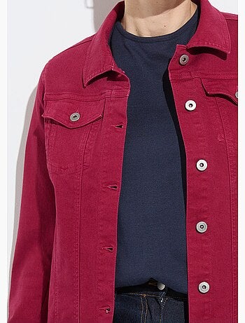 Chaqueta vaquera recta con botones - Afibel