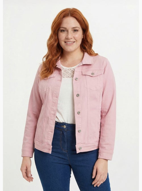 Chaqueta vaquera recta con botones - Afibel - Kiabi