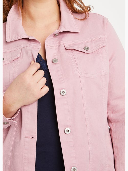 Chaqueta vaquera recta con botones - Afibel - Kiabi