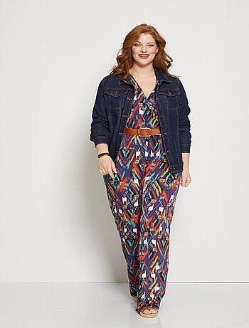 Chaqueta vaquera recta con botones