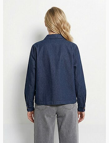 Chaqueta vaquera sin rematar, estilo ropa de trabajo - AFIBEL