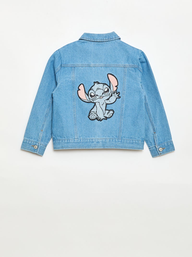 Chaqueta vaquera 'Stitch' abotonada Azul - Kiabi