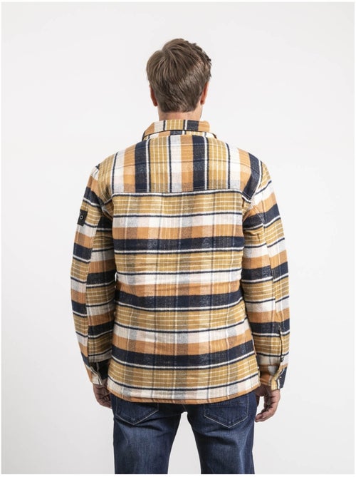 Chaqueta zipeada cuadros ZOUGAROU - Kiabi