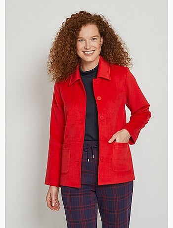 Chaqueta/abrigo en tejido liso o pata de gallo - AFIBEL