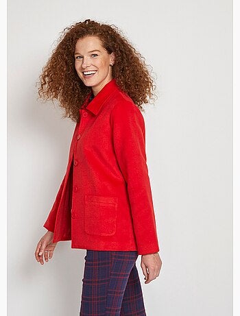 Chaqueta/abrigo en tejido liso o pata de gallo - AFIBEL