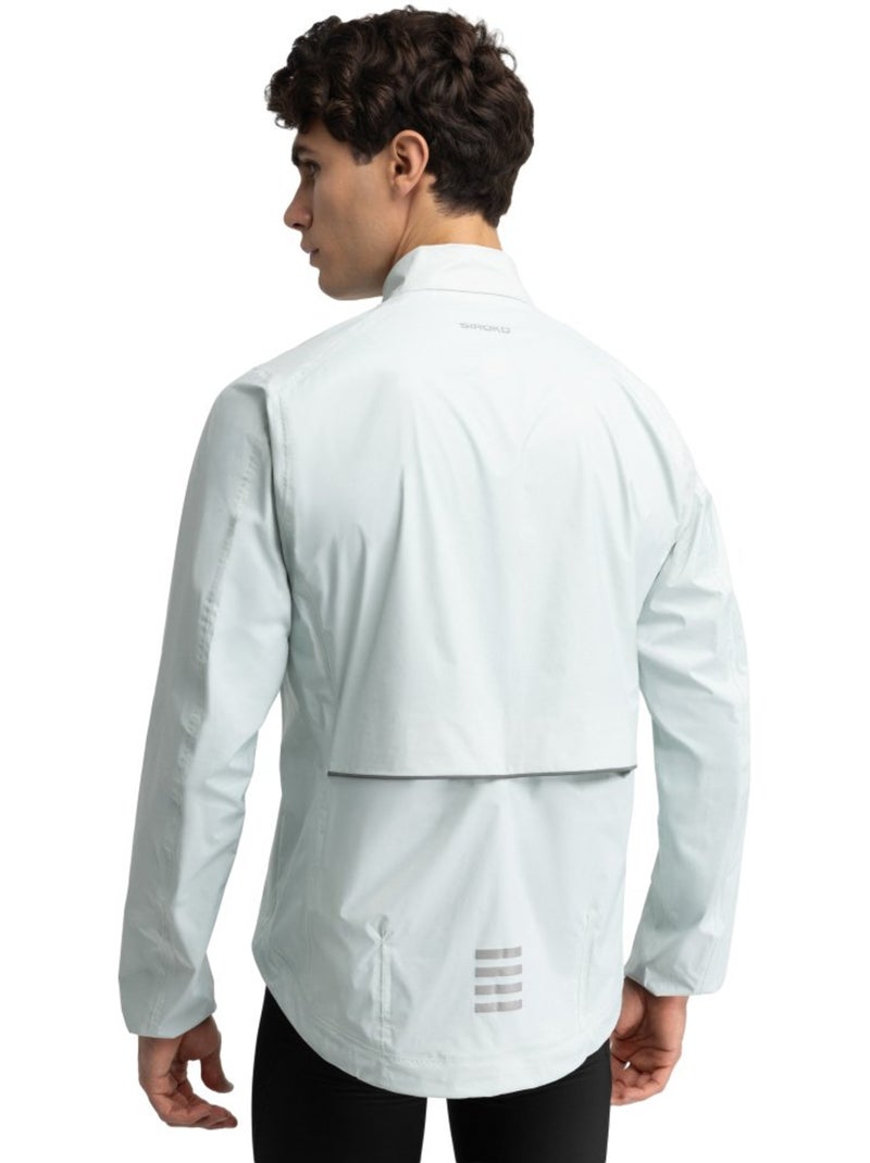 Chaquetas de lluvia ciclismo hombre ciclismo hombre j2 nivolet Azul - Kiabi