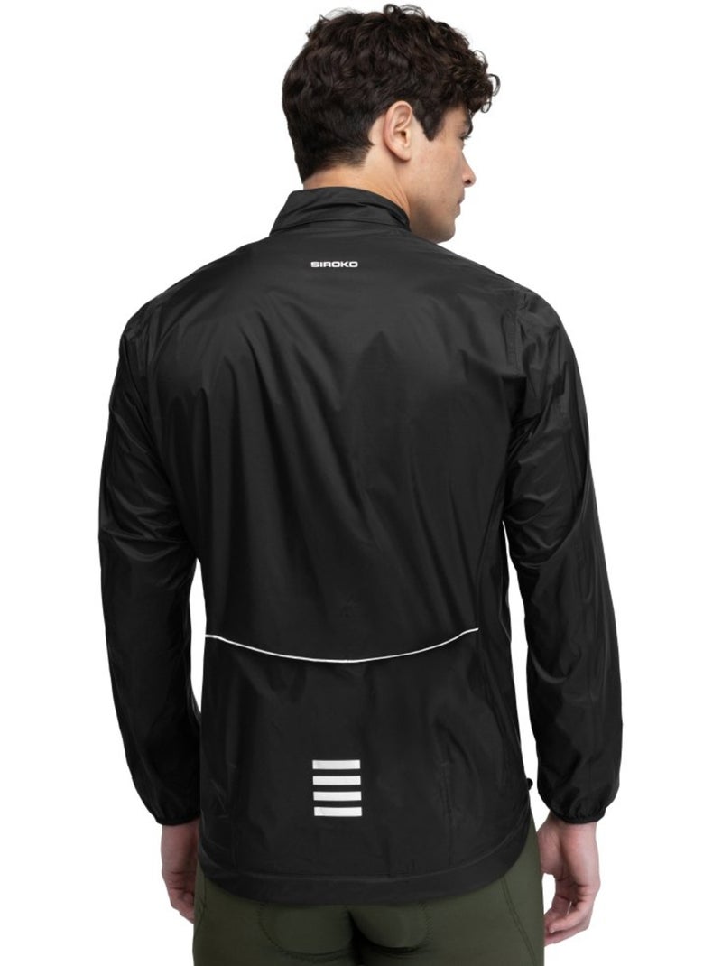 Chaquetas de lluvia ciclismo hombre ciclismo hombre j2 tourmalet Negro - Kiabi