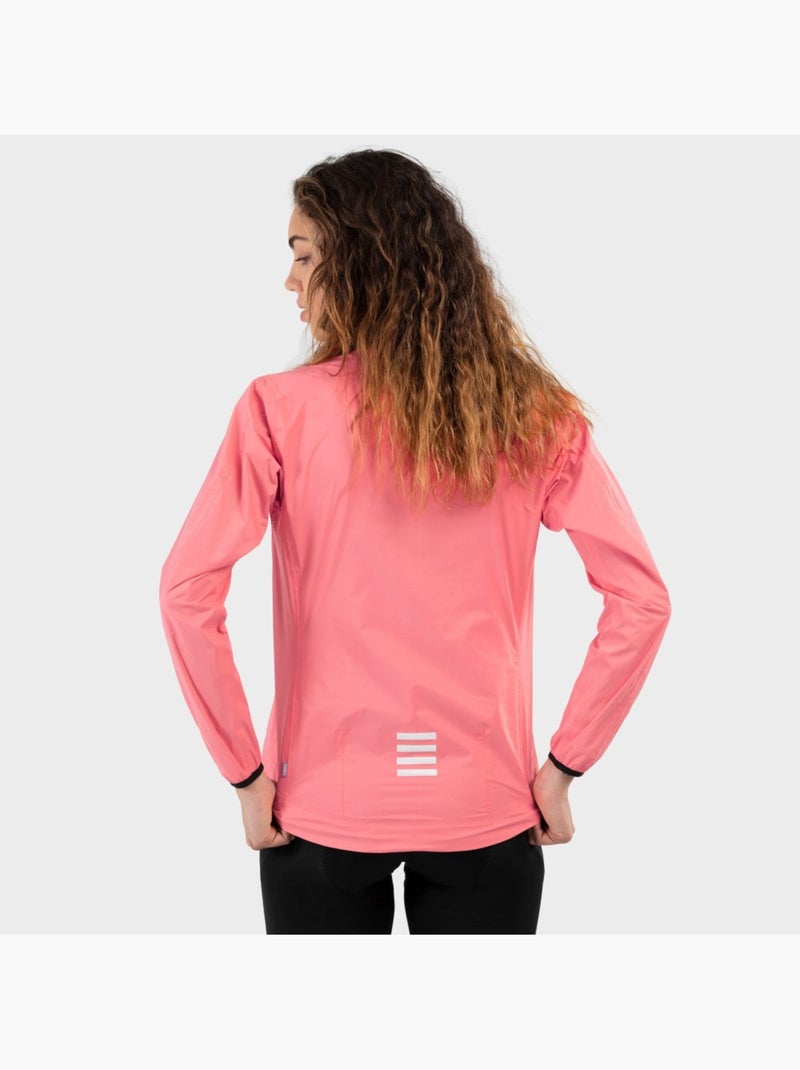 Chaquetas de lluvia ciclismo mujer ciclismo mujer j2 fauniera Coral - Kiabi