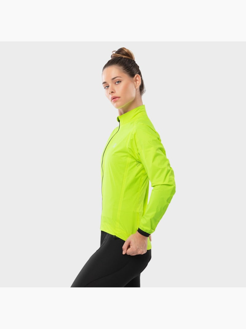 Chaquetas de lluvia ciclismo mujer ciclismo mujer j2 turini Amarillo - Kiabi