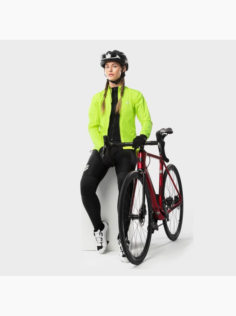 Chaquetas de lluvia ciclismo mujer ciclismo mujer j2 turini Amarillo - Kiabi