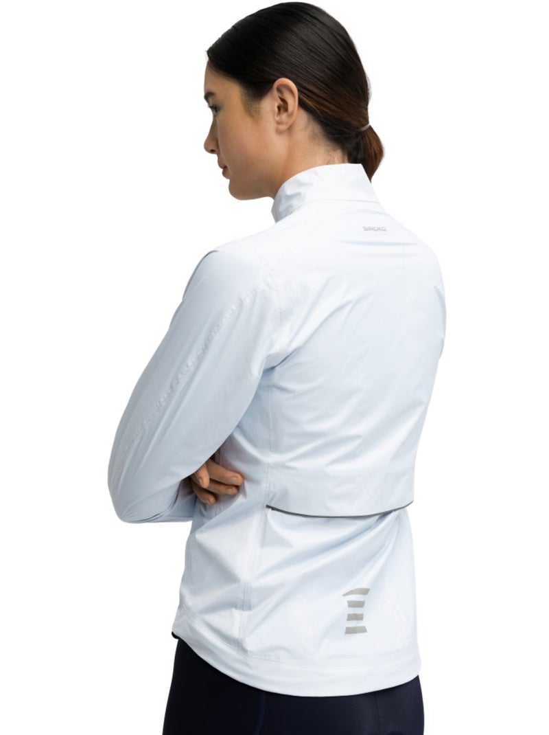 Chaquetas de lluvia ciclismo mujer ciclismo mujer j2-w zarza Azul - Kiabi