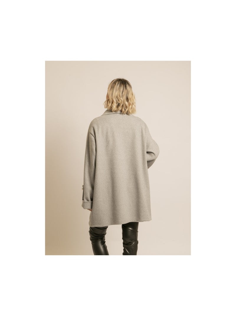 Chaquetón oversize UBLIAZA Gris - Kiabi