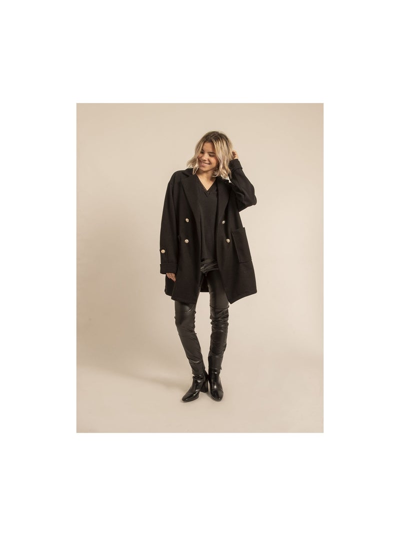 Chaquetón oversize UBLIAZA Negro - Kiabi