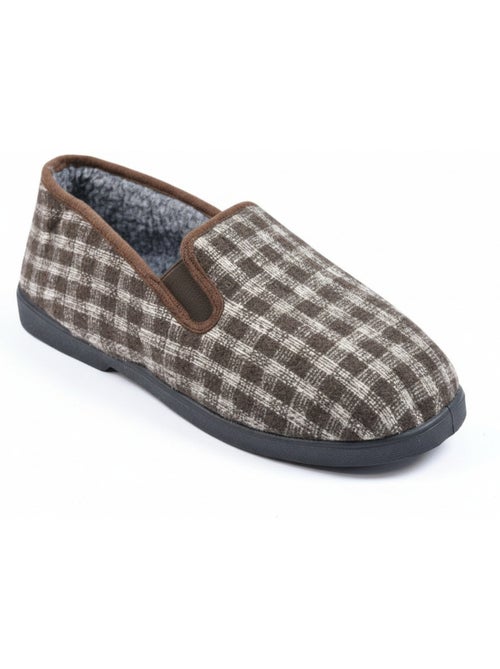 Charentaisas hombre ozabi cuadros chevrones suela antideslizante - Kiabi Charentaisas hombre ozabi cuadros chevrones suela antideslizante - Kiabi