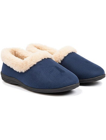 Charentaisas mujer invierno ozabi, fieltro liso, cuello pelo sintético, forradas