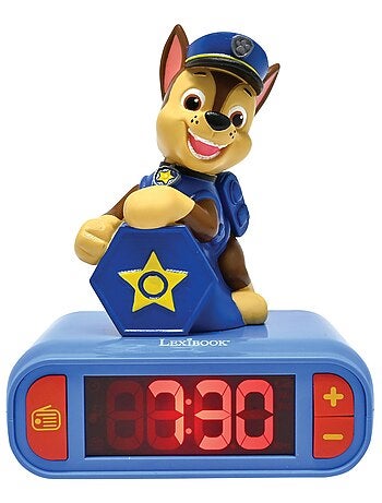 Chase Luz nocturna Reloj despertador con sonidos