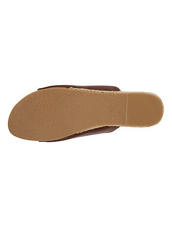 Chinelas con tacón de banda de 3 cm Isotoner