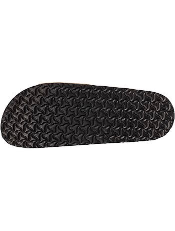 Chinelas sandalias con tira extra cómoda, plantilla de cuero isotoner