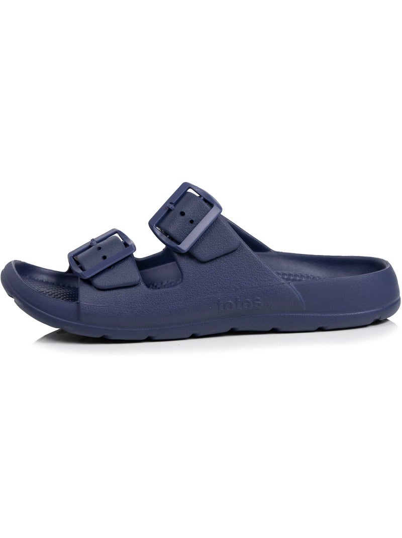 Chinenas sandalias de doble tira, cómodas, suela ligera, sandalias de playa, Azul marino - Kiabi