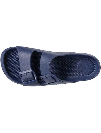 Chinenas Sandalias de doble tira, cómodas, suela ligera, sandalias de playa, Isotoner