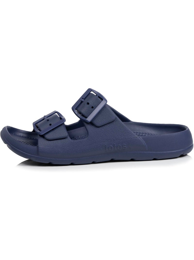 Chinenas Sandalias de doble tira, cómodas, suela ligera, sandalias de playa,  Isotoner Azul marino - Kiabi