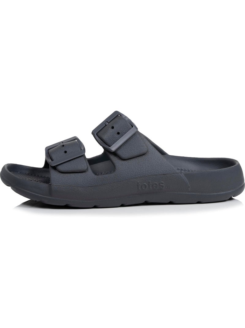 Chinenas Sandalias de doble tira, cómodas, suela ligera, sandalias de playa,  Isotoner Gris - Kiabi