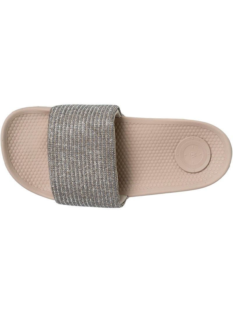 Chinenas Suela cómoda y ligera, Sandalias de playa, Sandalias de piscina  Isotoner Beige metálico - Kiabi