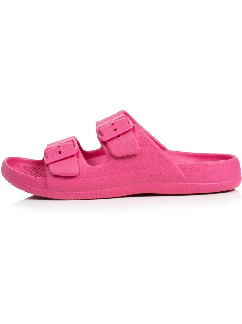 Chinenas Suela cómoda y ligera, Sandalias de playa, Sandalias de piscina  Isotoner Rosa - Kiabi