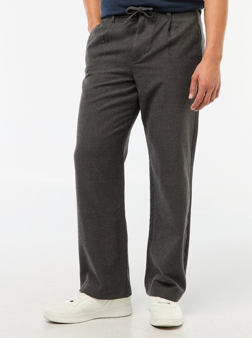 Chino ancho liso - Kiabi