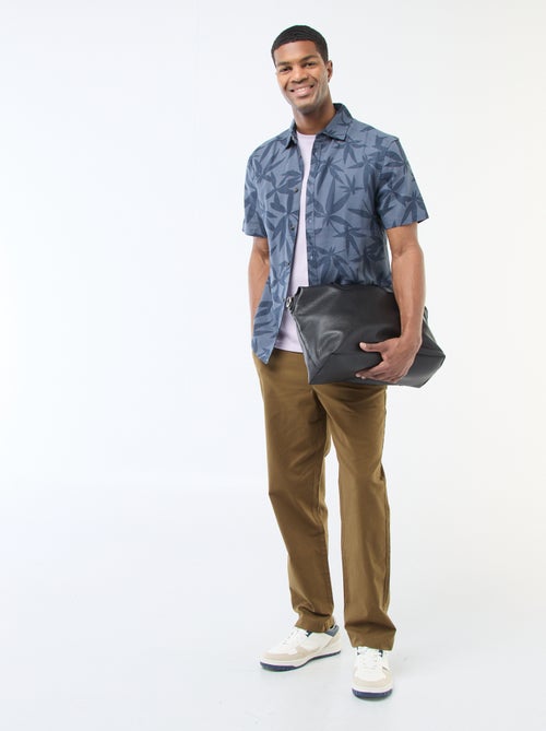 Chino liso de talle estándar - Kiabi